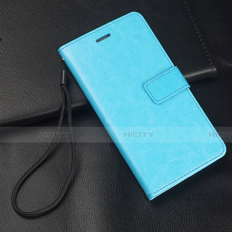 Funda de Cuero Cartera con Soporte Carcasa T09 para Samsung Galaxy S10e Azul Cielo