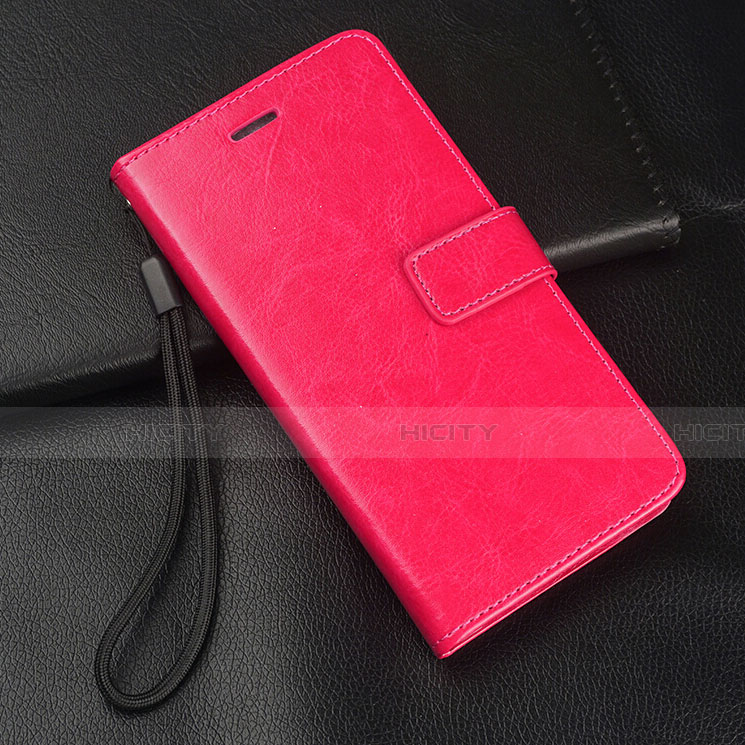Funda de Cuero Cartera con Soporte Carcasa T09 para Samsung Galaxy S10e Rosa Roja