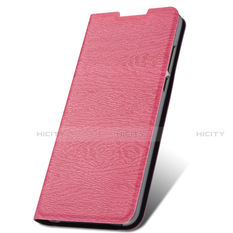 Funda de Cuero Cartera con Soporte Carcasa T09 para Xiaomi Redmi Note 8 Pro Rosa