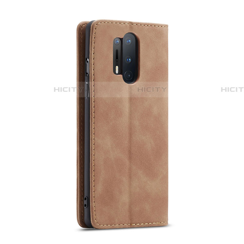 Funda de Cuero Cartera con Soporte Carcasa T10 para OnePlus 8 Pro