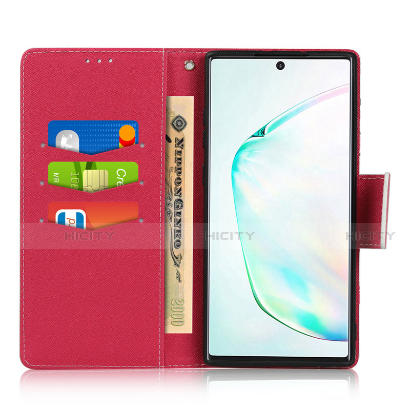 Funda de Cuero Cartera con Soporte Carcasa T10 para Samsung Galaxy Note 10 5G