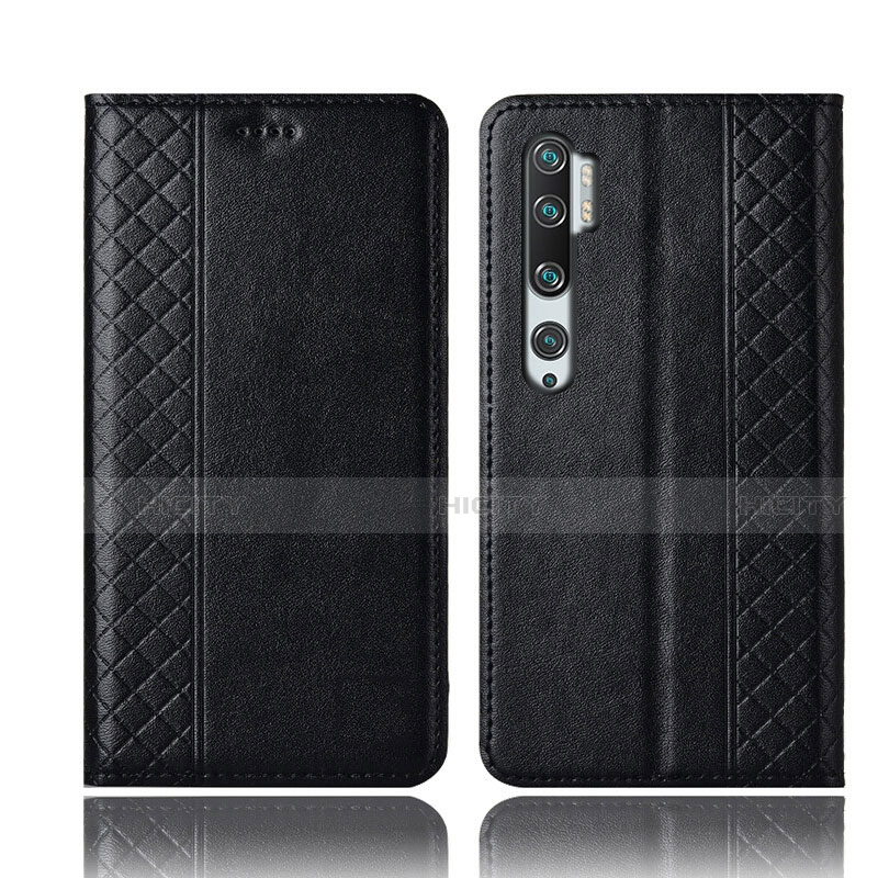 Funda de Cuero Cartera con Soporte Carcasa T10 para Xiaomi Mi Note 10 Pro