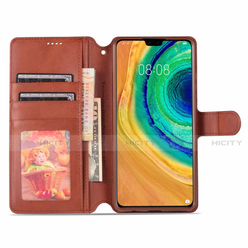 Funda de Cuero Cartera con Soporte Carcasa T11 para Huawei Mate 30 5G