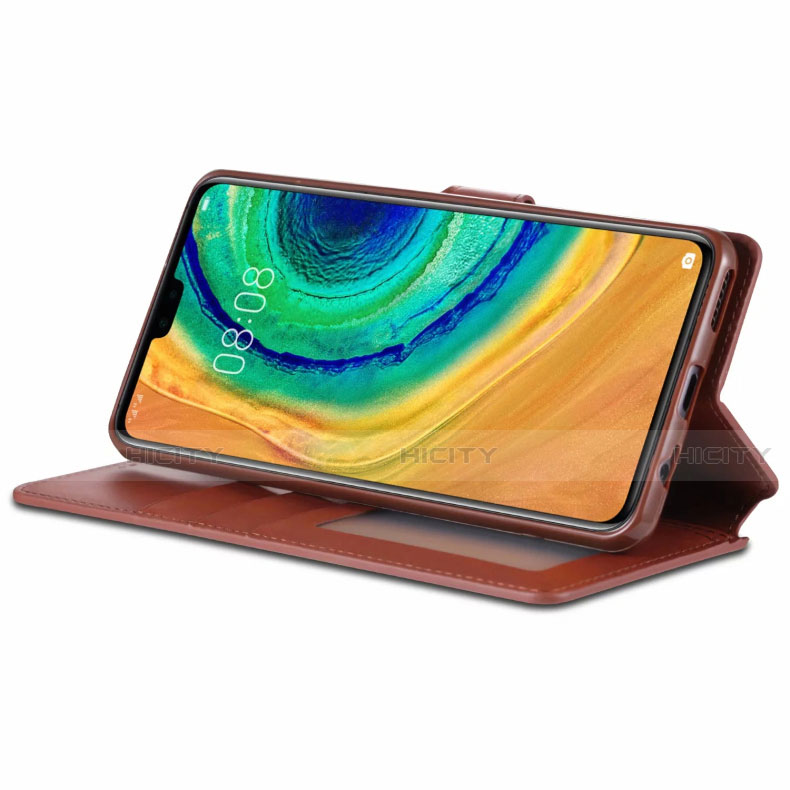 Funda de Cuero Cartera con Soporte Carcasa T11 para Huawei Mate 30 5G