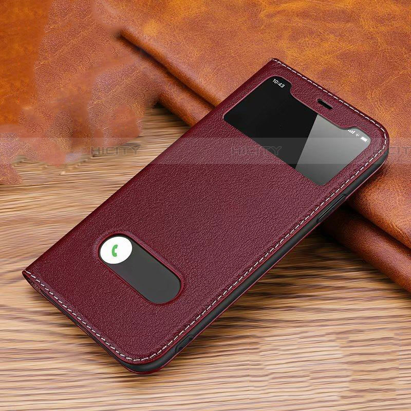 Funda de Cuero Cartera con Soporte Carcasa T12 para Apple iPhone 11