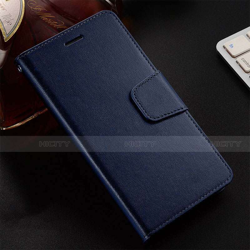 Funda de Cuero Cartera con Soporte Carcasa T12 para Huawei Honor 20 Lite Azul