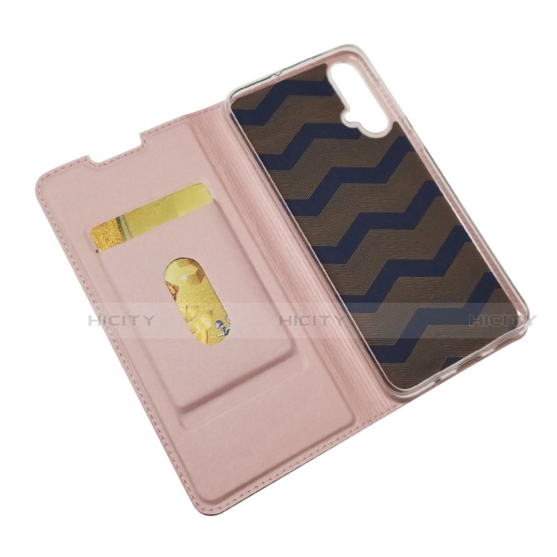 Funda de Cuero Cartera con Soporte Carcasa T12 para Huawei Nova 5 Pro