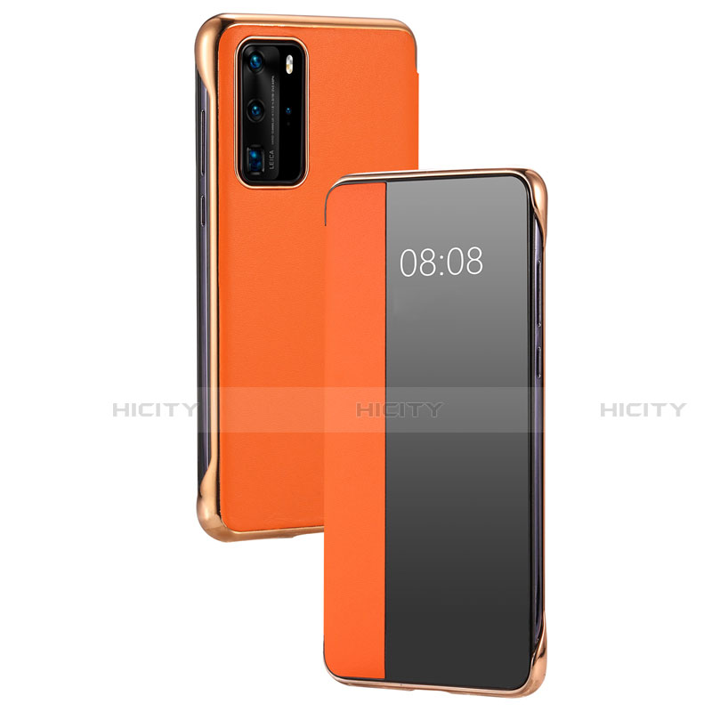 Funda de Cuero Cartera con Soporte Carcasa T12 para Huawei P40 Pro