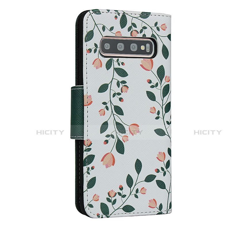 Funda de Cuero Cartera con Soporte Carcasa T12 para Samsung Galaxy S10 Plus