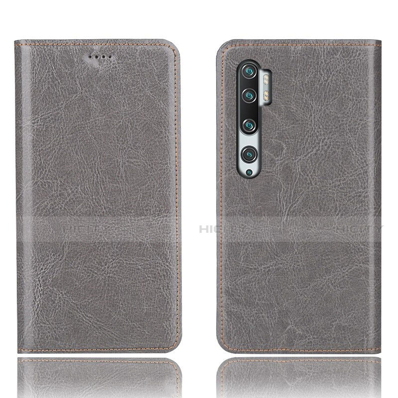 Funda de Cuero Cartera con Soporte Carcasa T12 para Xiaomi Mi Note 10 Pro