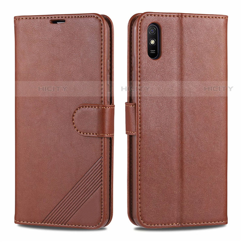 Funda de Cuero Cartera con Soporte Carcasa T12 para Xiaomi Redmi 9A