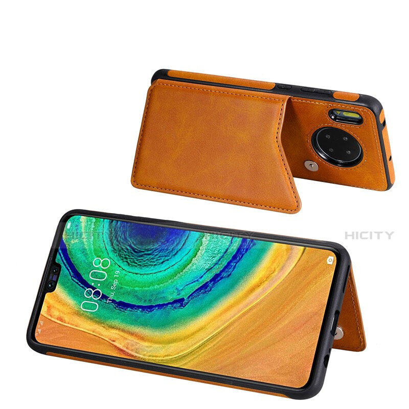 Funda de Cuero Cartera con Soporte Carcasa T14 para Huawei Mate 30 Pro 5G