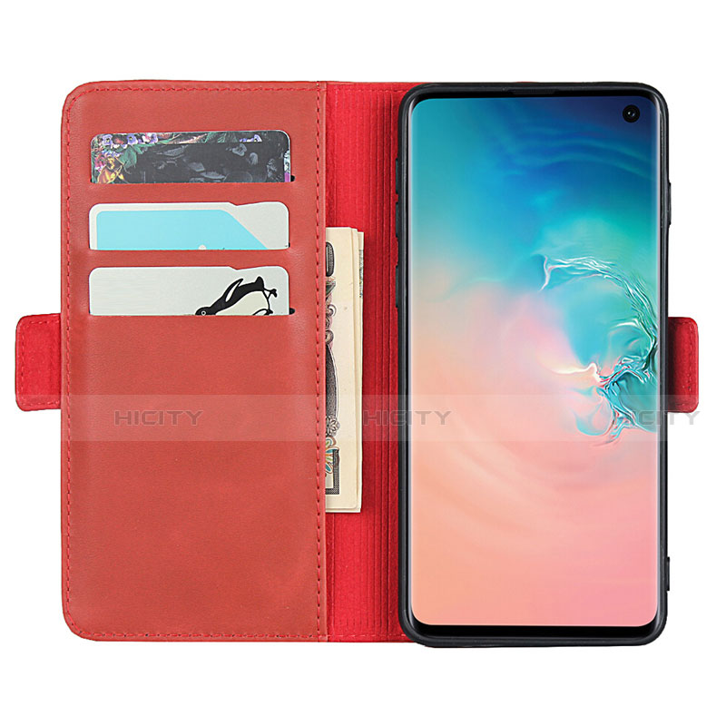 Funda de Cuero Cartera con Soporte Carcasa T14 para Samsung Galaxy S10 Plus