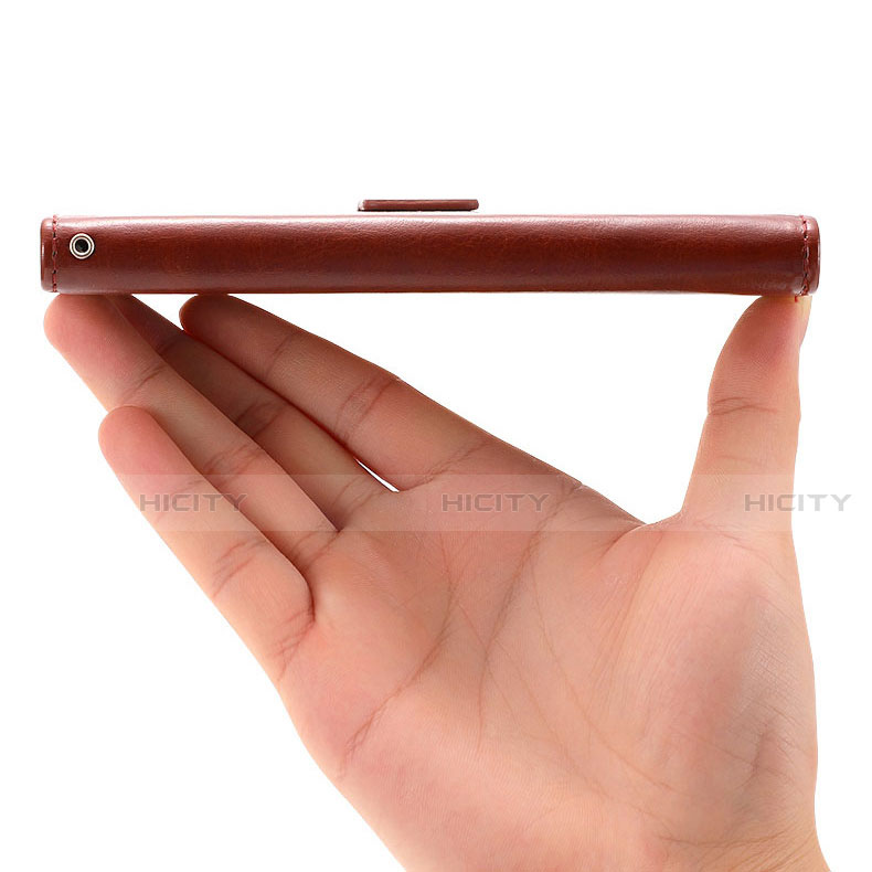 Funda de Cuero Cartera con Soporte Carcasa T14 para Xiaomi Mi Note 10