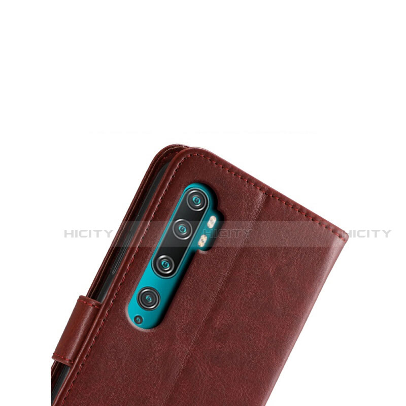 Funda de Cuero Cartera con Soporte Carcasa T14 para Xiaomi Mi Note 10