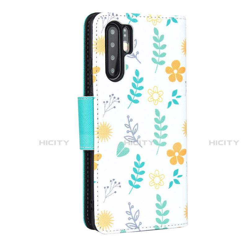 Funda de Cuero Cartera con Soporte Carcasa T15 para Huawei P30 Pro