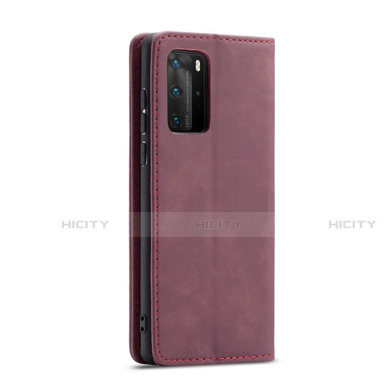 Funda de Cuero Cartera con Soporte Carcasa T15 para Huawei P40 Pro