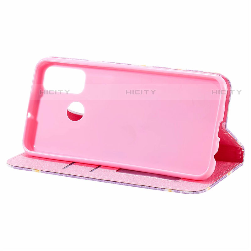 Funda de Cuero Cartera con Soporte Carcasa T17 para Huawei P Smart (2020)