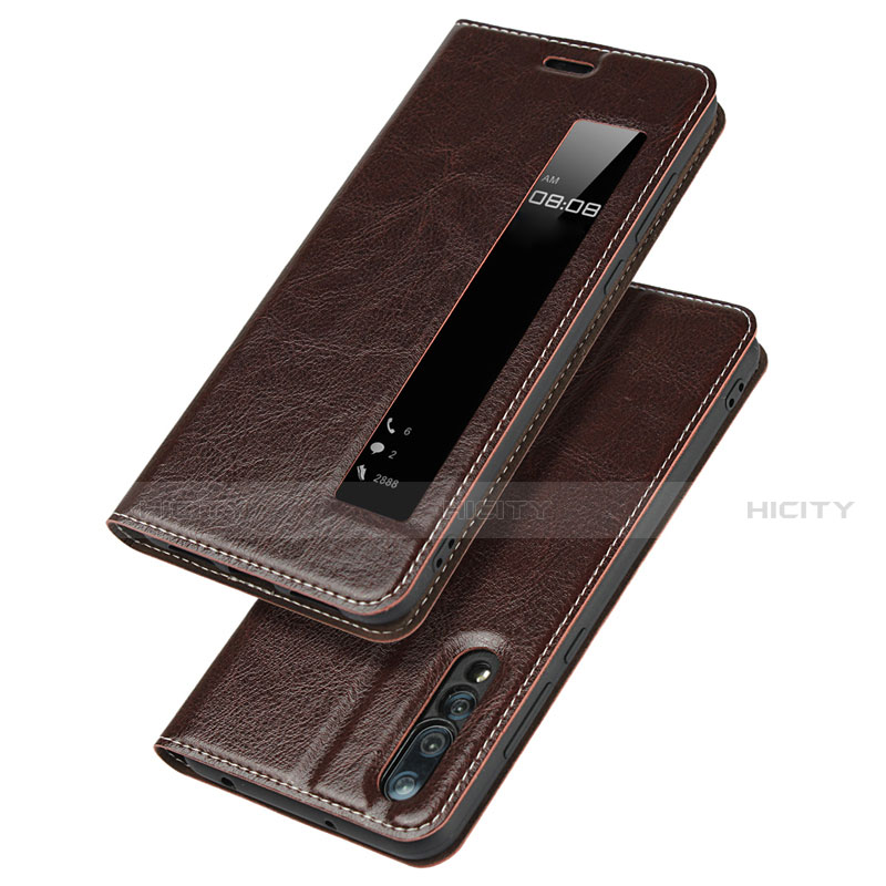 Funda de Cuero Cartera con Soporte Carcasa T17 para Huawei P20 Pro