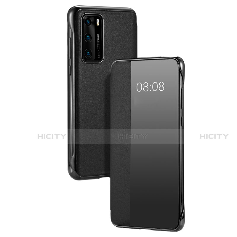 Funda de Cuero Cartera con Soporte Carcasa T17 para Huawei P40