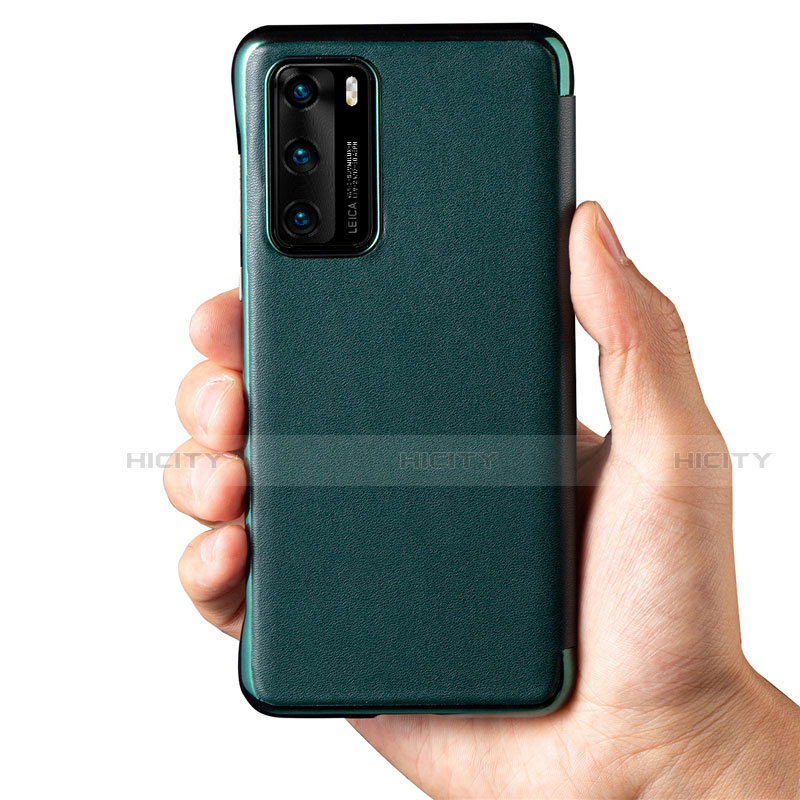 Funda de Cuero Cartera con Soporte Carcasa T17 para Huawei P40