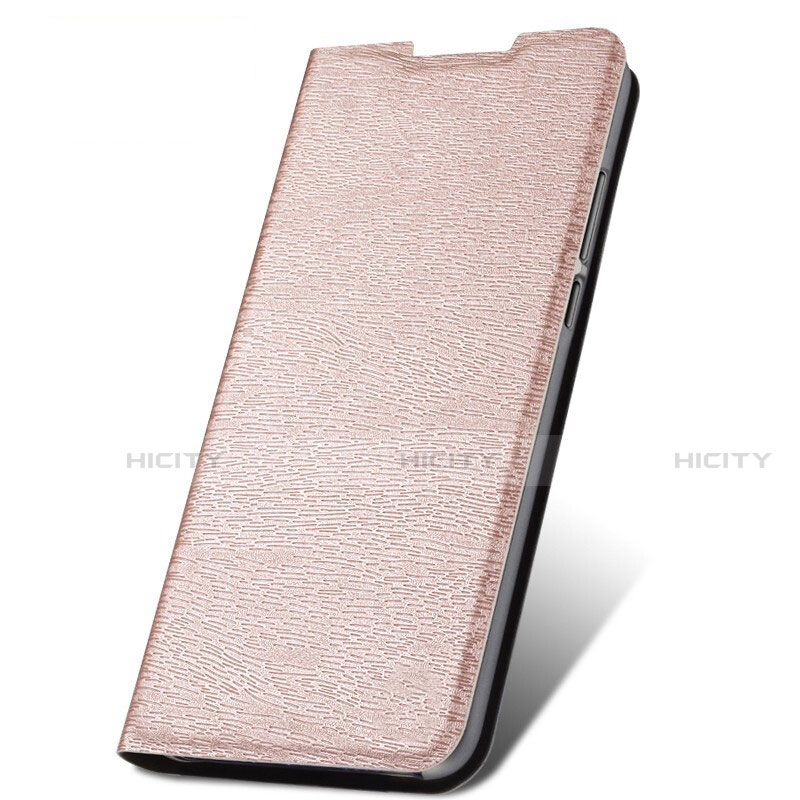 Funda de Cuero Cartera con Soporte Carcasa T17 para Xiaomi Redmi Note 8 Oro Rosa