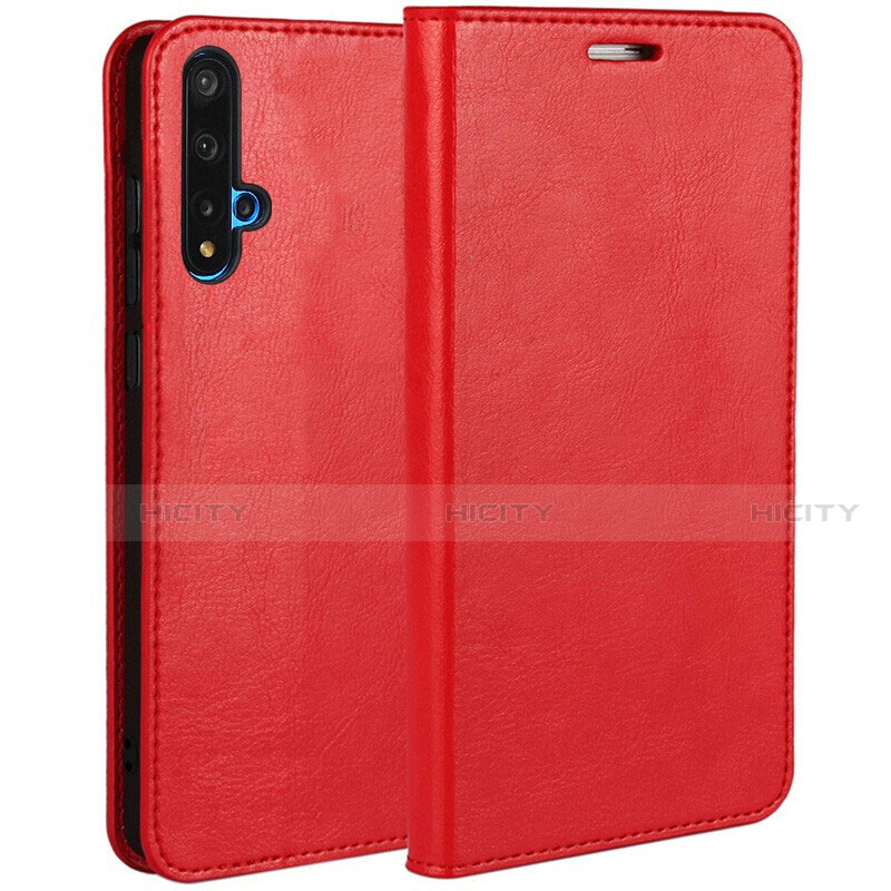 Funda de Cuero Cartera con Soporte Carcasa T18 para Huawei Honor 20