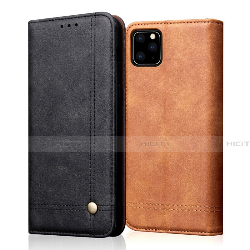 Funda de Cuero Cartera con Soporte Carcasa T19 para Apple iPhone 11 Pro