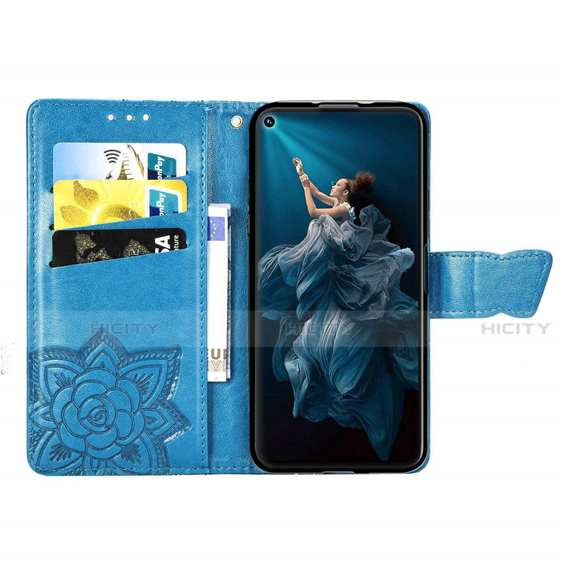 Funda de Cuero Cartera con Soporte Carcasa T19 para Huawei Honor 20