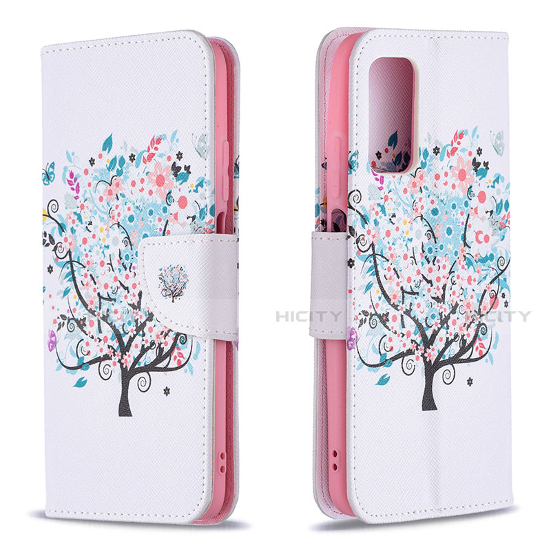 Funda de Cuero Cartera con Soporte Carcasa T19 para Xiaomi Poco M3