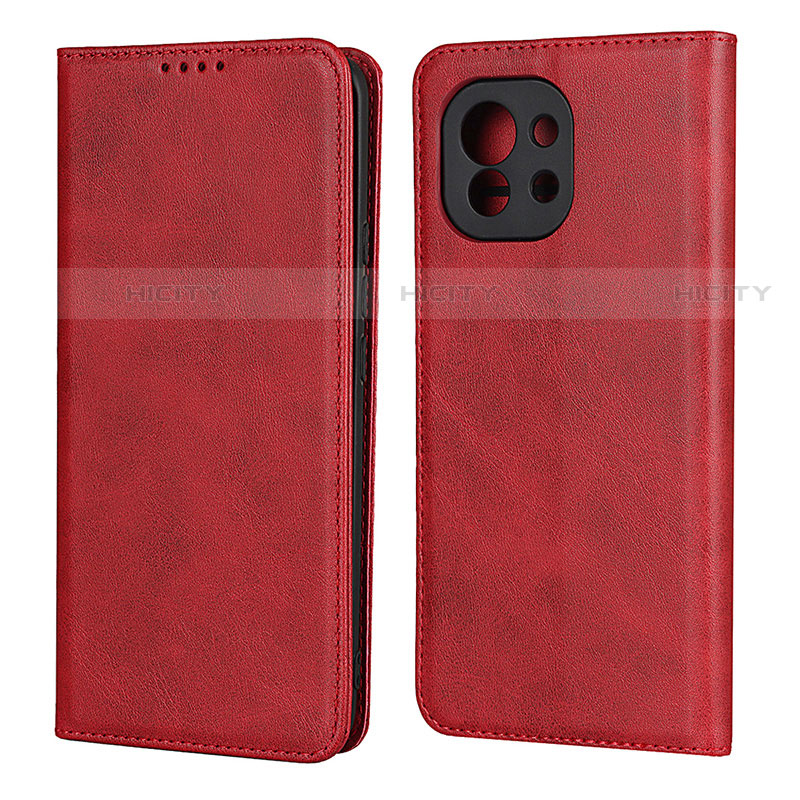 Funda de Cuero Cartera con Soporte Carcasa T20 para Xiaomi Mi 11 5G