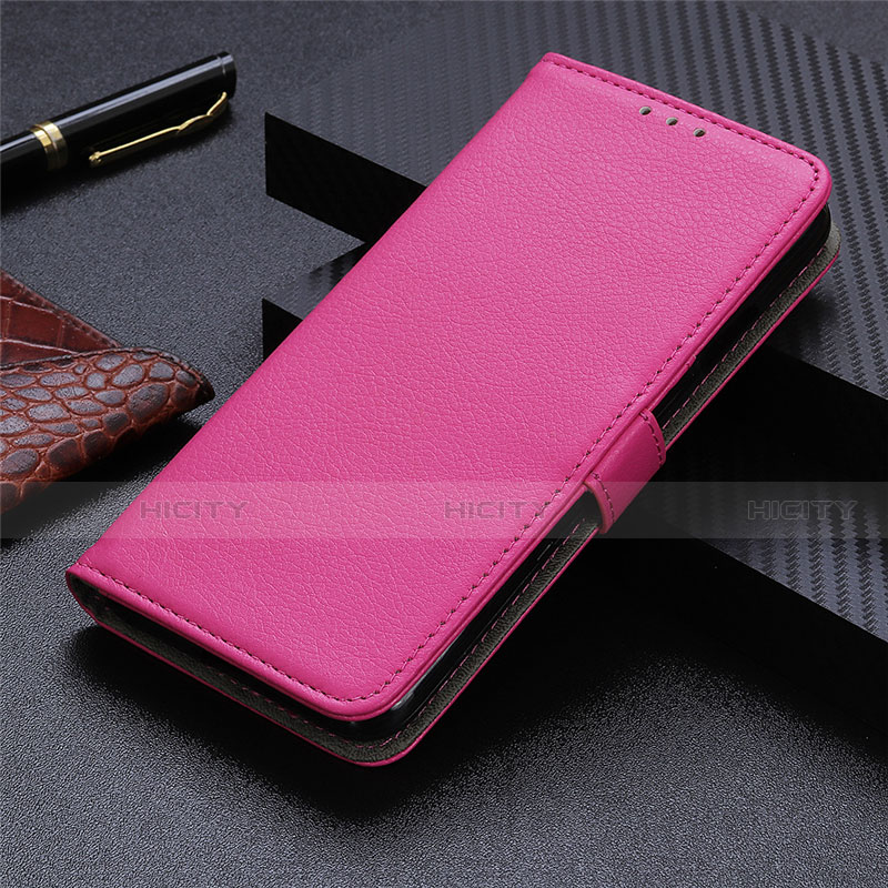 Funda de Cuero Cartera con Soporte Carcasa T23 para Samsung Galaxy Note 20 Ultra 5G Rosa Roja