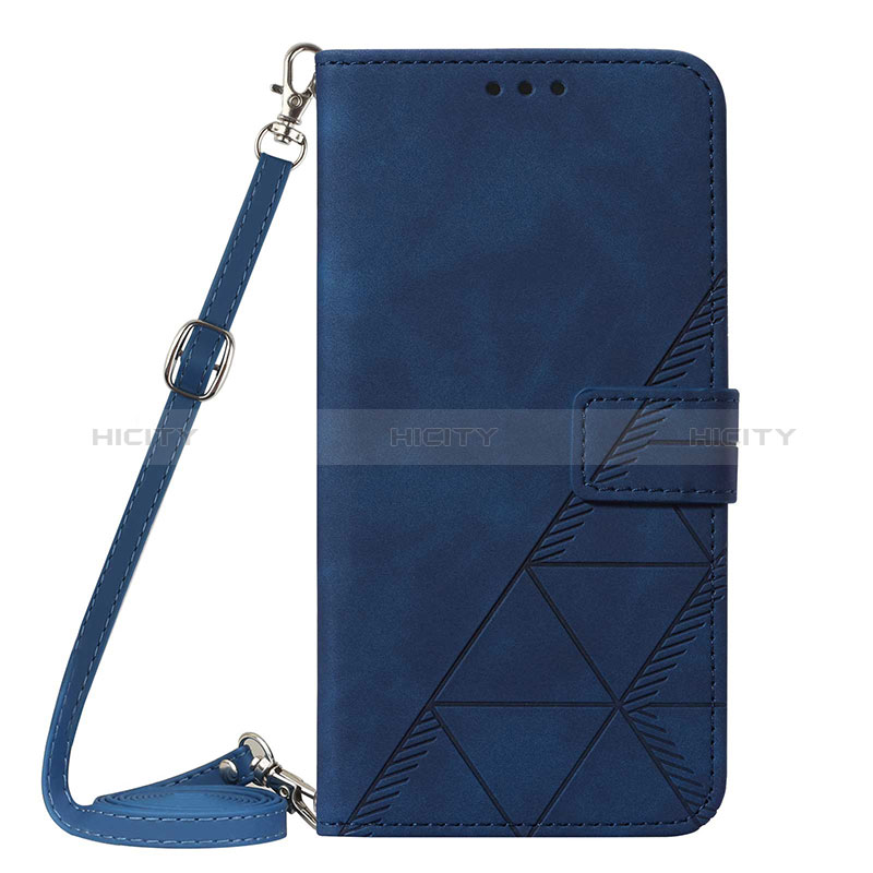 Funda de Cuero Cartera con Soporte Carcasa Y01B para Apple iPhone 13 Pro Azul