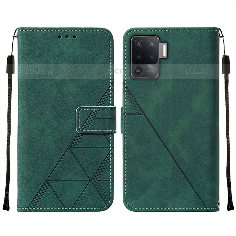 Funda de Cuero Cartera con Soporte Carcasa Y01B para Oppo A94 4G