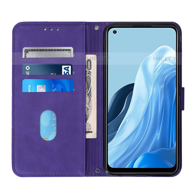 Funda de Cuero Cartera con Soporte Carcasa Y01B para Oppo F21 Pro 4G