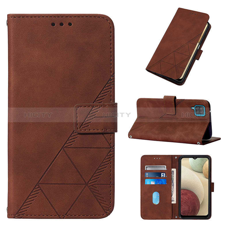 Funda de Cuero Cartera con Soporte Carcasa Y01B para Samsung Galaxy M12