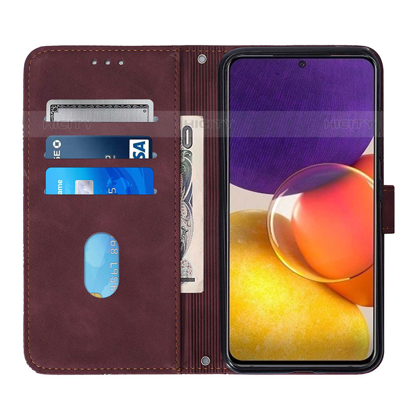 Funda de Cuero Cartera con Soporte Carcasa Y01B para Samsung Galaxy Quantum2 5G