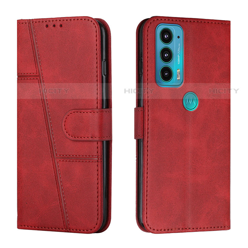 Funda de Cuero Cartera con Soporte Carcasa Y01X para Motorola Moto Edge Lite 5G