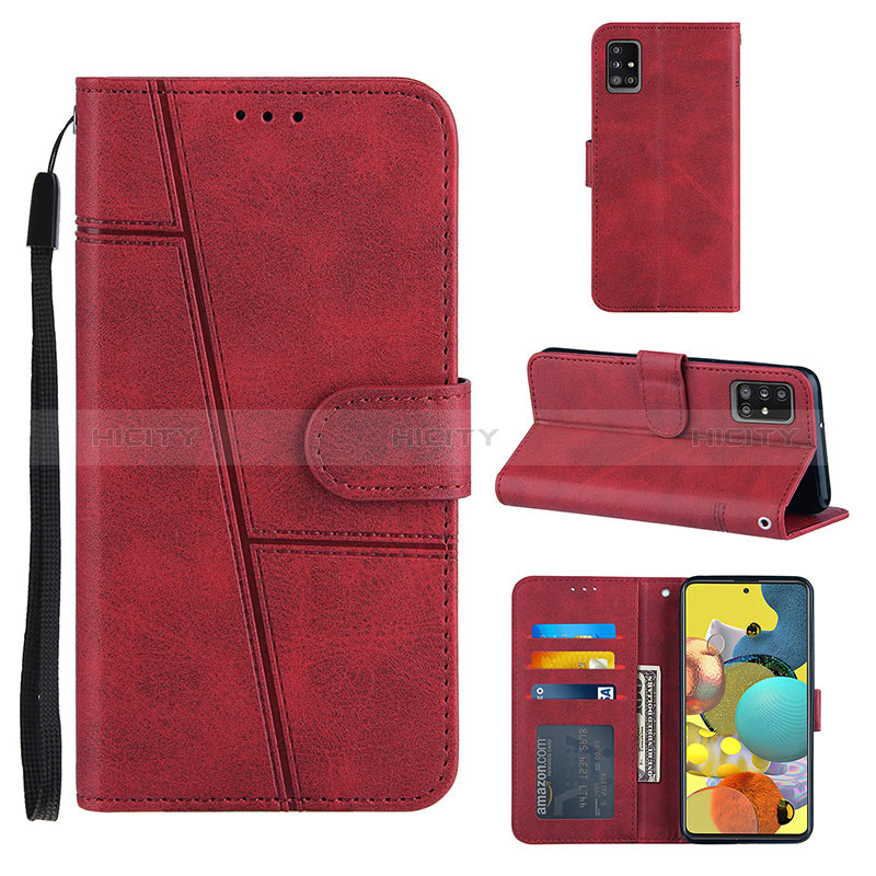 Funda de Cuero Cartera con Soporte Carcasa Y01X para Samsung Galaxy A51 4G