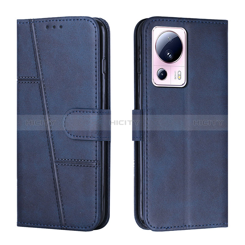 Funda de Cuero Cartera con Soporte Carcasa Y01X para Xiaomi Mi 12 Lite NE 5G Azul