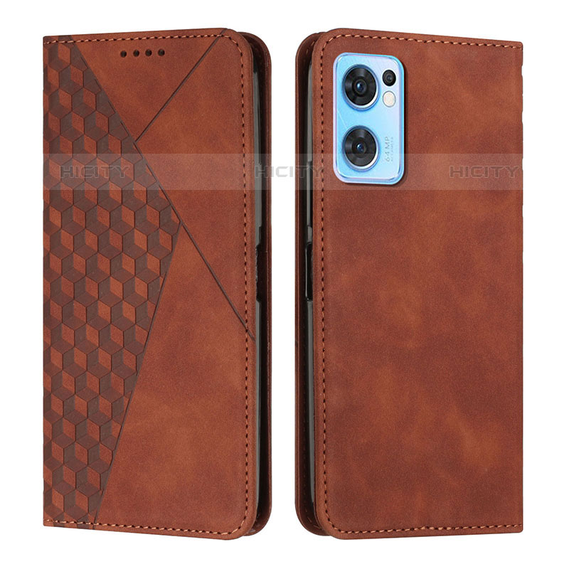 Funda de Cuero Cartera con Soporte Carcasa Y02X para Oppo Reno7 5G