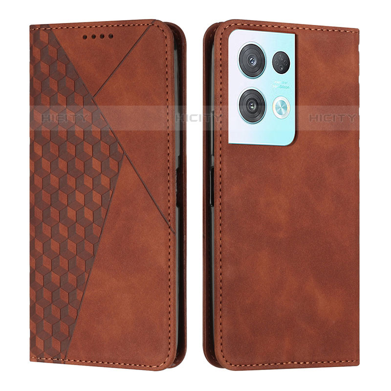 Funda de Cuero Cartera con Soporte Carcasa Y02X para Oppo Reno8 Pro+ Plus 5G