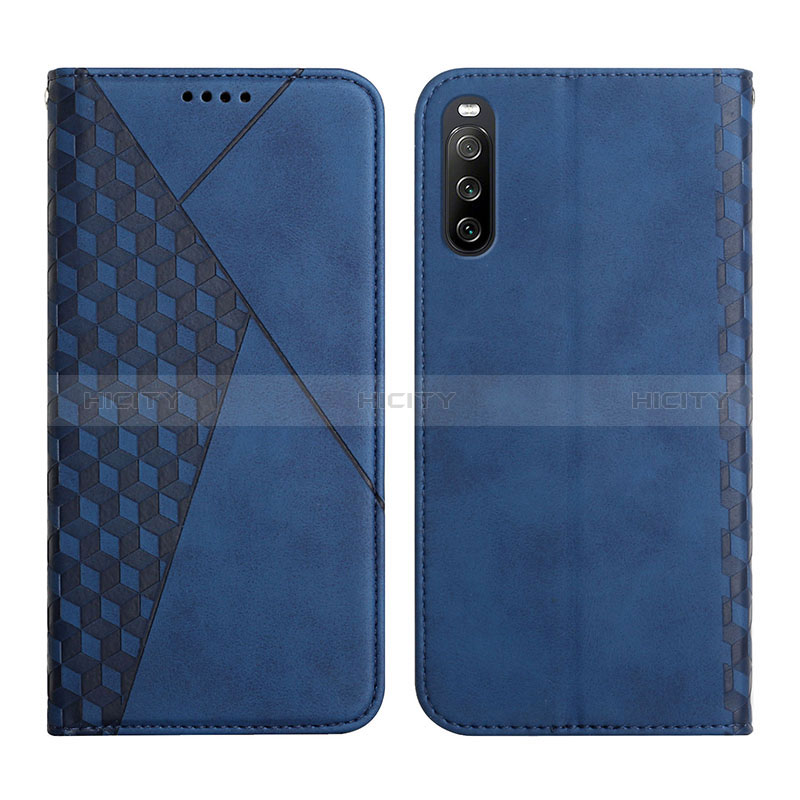 Funda de Cuero Cartera con Soporte Carcasa Y02X para Sony Xperia 10 III