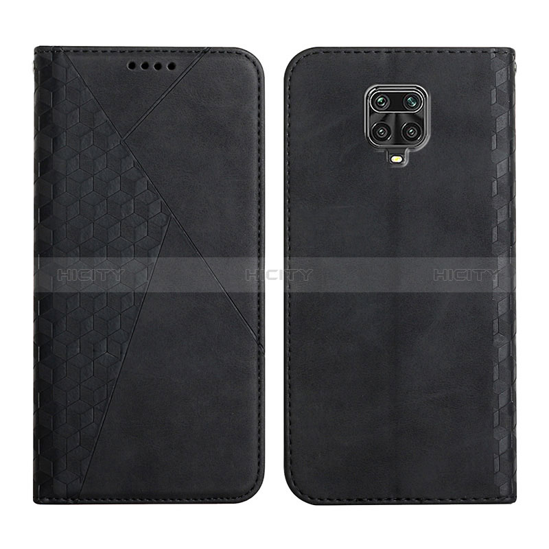 Funda de Cuero Cartera con Soporte Carcasa Y02X para Xiaomi Redmi Note 9 Pro Max Negro