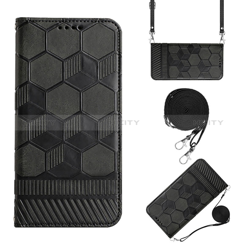 Funda de Cuero Cartera con Soporte Carcasa Y03B para Apple iPhone 13