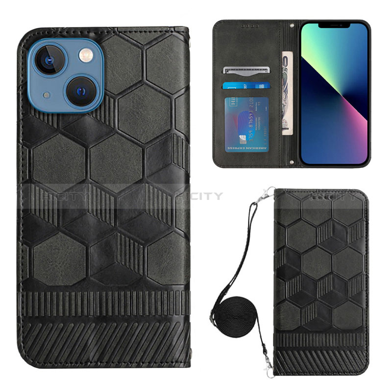 Funda de Cuero Cartera con Soporte Carcasa Y03B para Apple iPhone 14