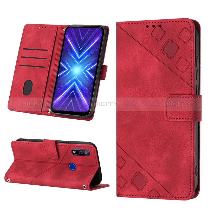 Funda de Cuero Cartera con Soporte Carcasa Y03B para Huawei Honor 9X