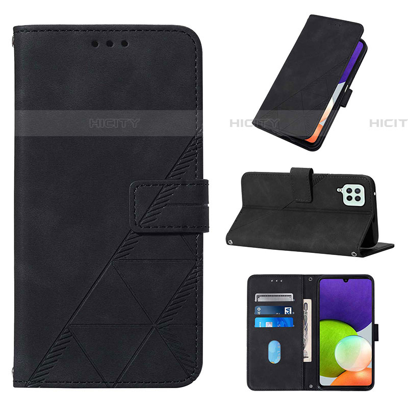 Funda de Cuero Cartera con Soporte Carcasa Y03B para Samsung Galaxy F22 4G