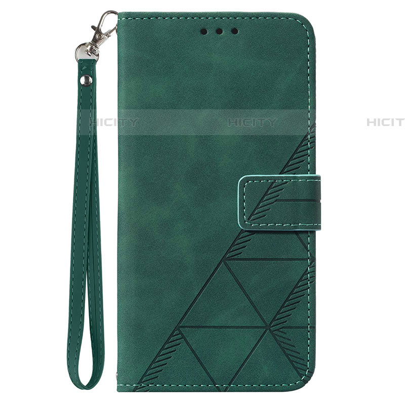 Funda de Cuero Cartera con Soporte Carcasa Y03B para Samsung Galaxy F22 4G Verde