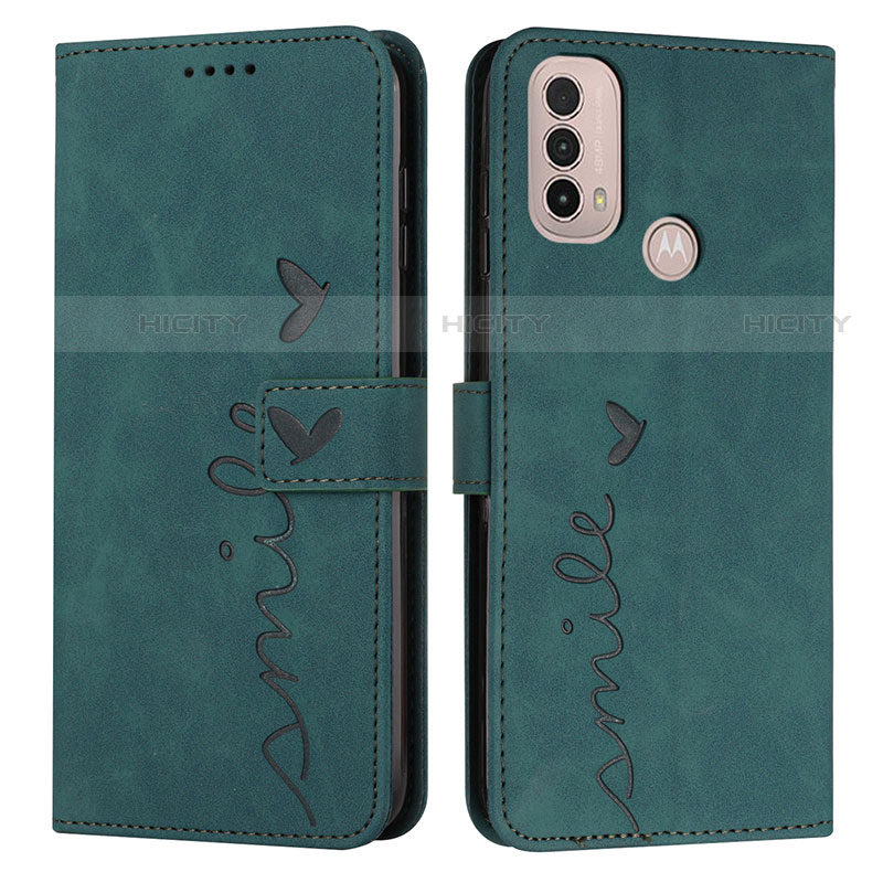 Funda de Cuero Cartera con Soporte Carcasa Y03X para Motorola Moto E40